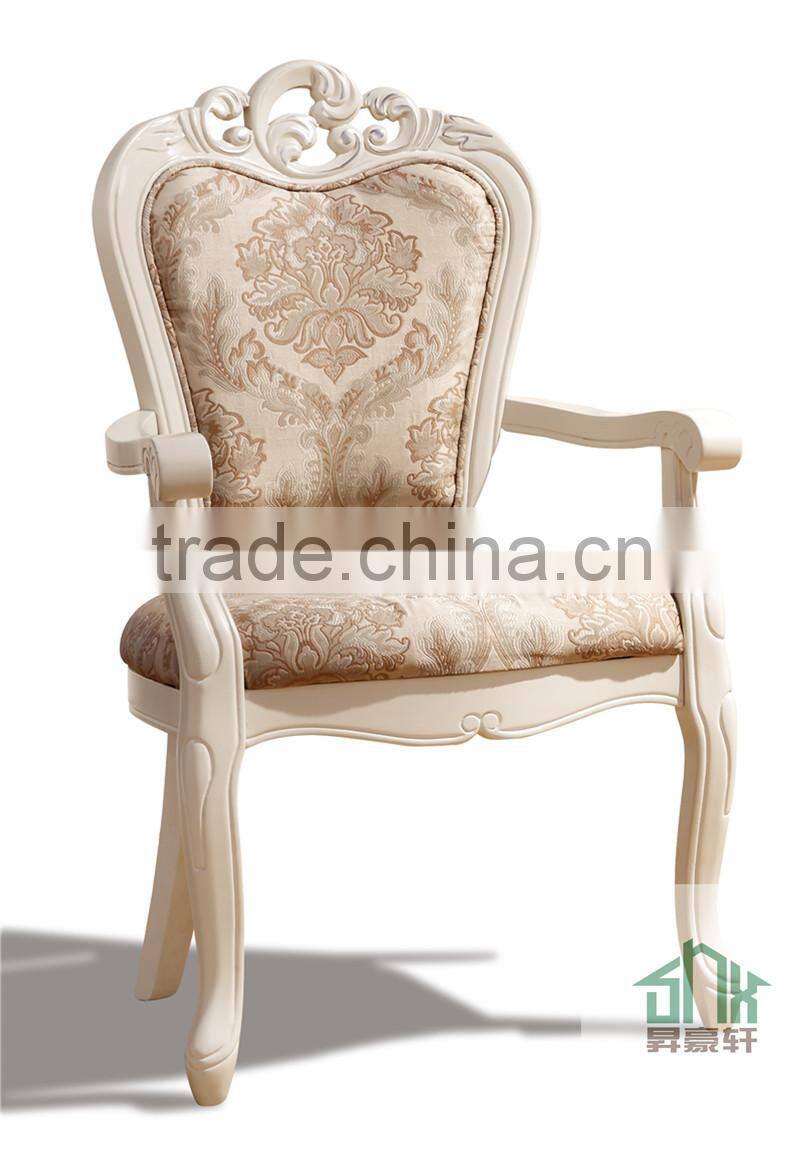 High Quality White Wood Design Relaxing Chair HB-601# Wooden Rest Chair