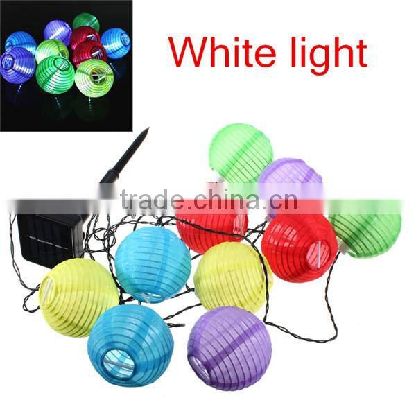 outdoor garden decoration led solar lantern string light