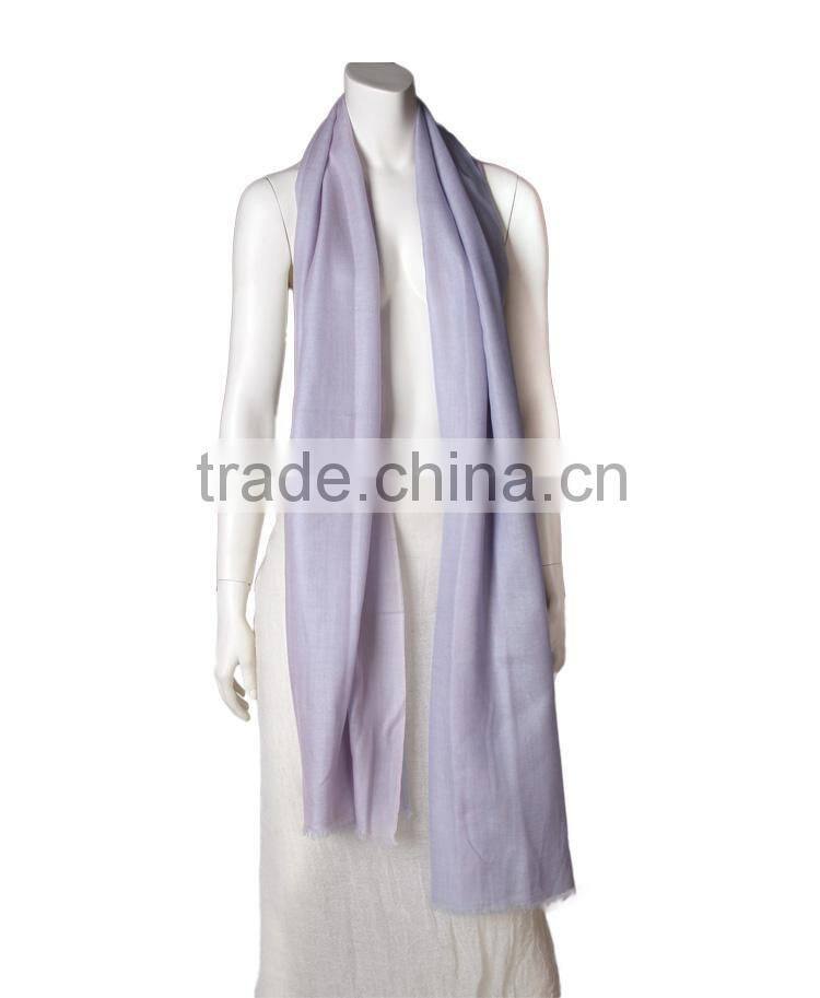 16JW632 100%cashmere soft light weight summer scarf