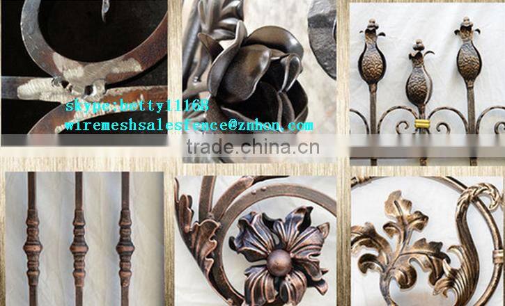 Retractable main fence wrought iron gate designs
