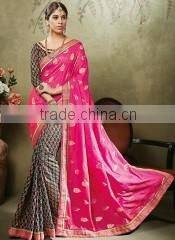 Intelligent Liril Green Viscose Art Silk Saree/Silk sarees online shopping