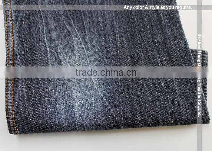 whloesale stretch 98 cotton 2 spandex denim fabric
