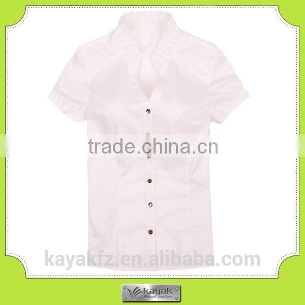 purplish red ladys satin slim fit shirts