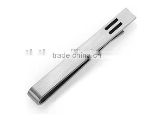63.5*8.2mm brushed plating unique tie clip