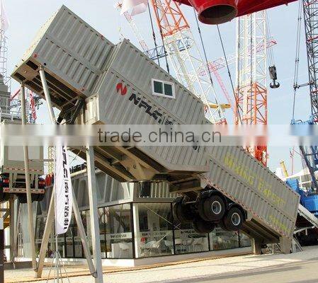 100m3/h Mobile Ready Mixed Concrete Plant for sale