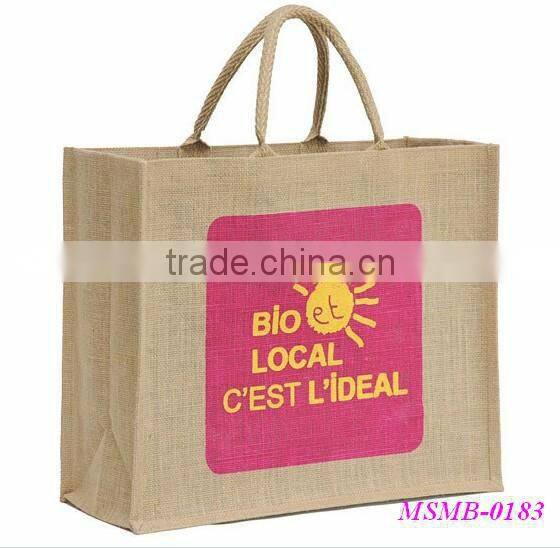 2015 different designs of fashion hemp bags wholesale