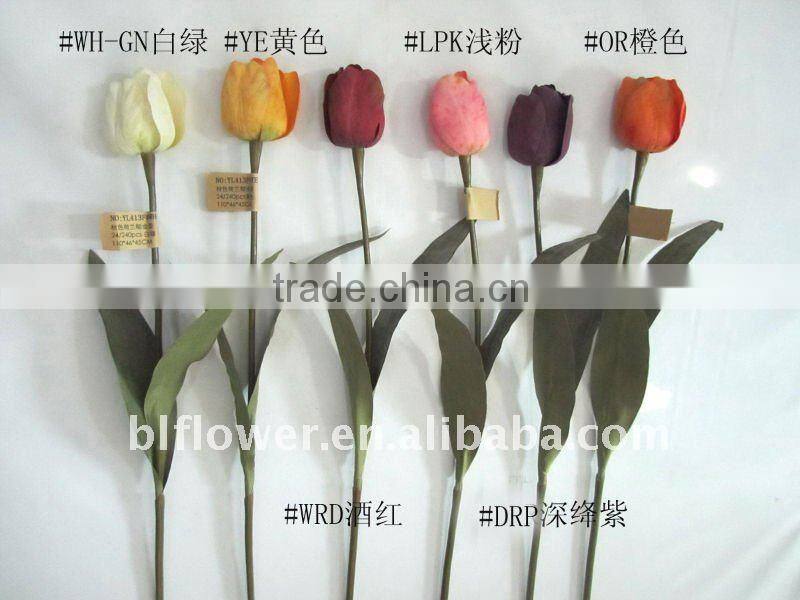artificial single tulip classic YL413F