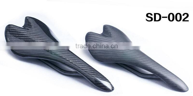 Manufacturer T800 carbon fiber road bicycle saddle, 3K weave matte/glossy finish cheap price carbon road saddles