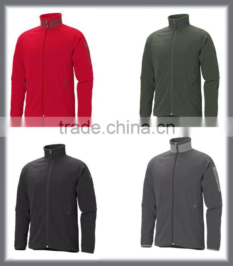 2015 china Hangzhou custom outdoor wholesale blue sport man polar fleece jacket