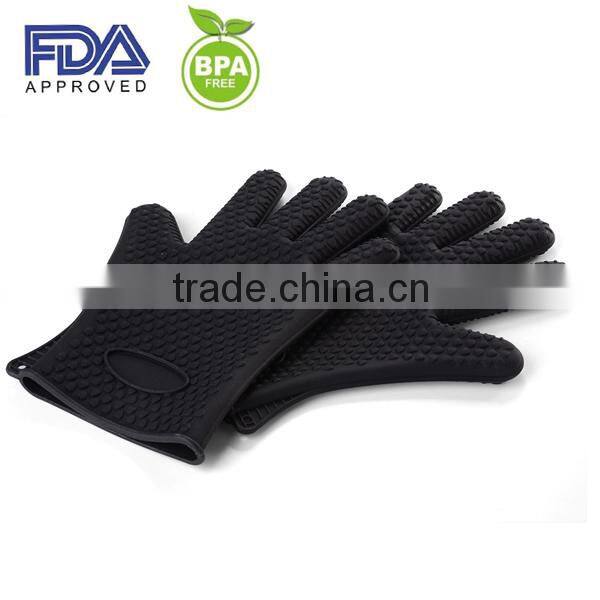 fancy silicone rubber gloves/custom oven silicone glove