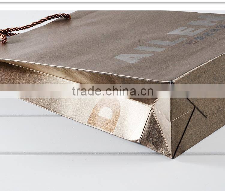 High quality kraft paper shopping bag customized handbag decorative cheap paper bags