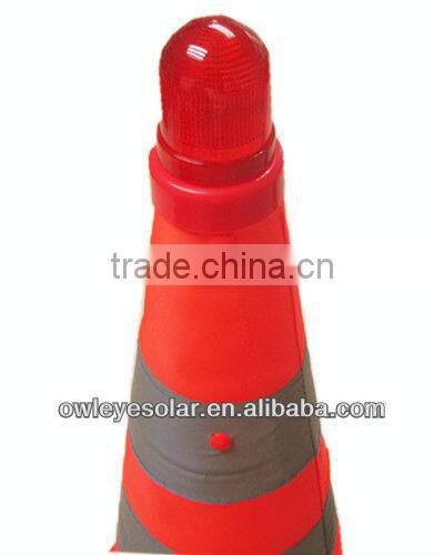 blink traffic cones /LED collapsible cones/solar cones
