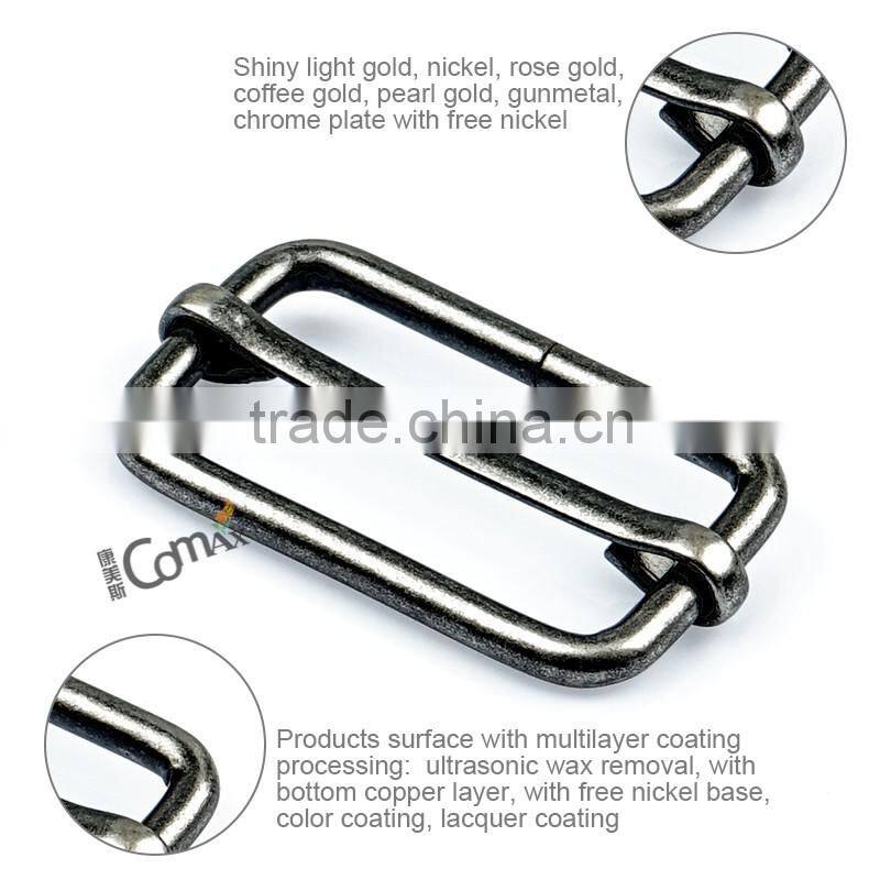 Bag Strap Adjustable Buckle Metal Tri-Glide Buckle