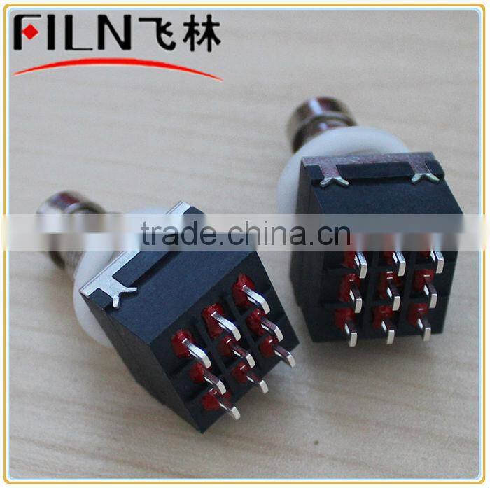 9 pin Guitar Amplifier parts Pedal push button Foot switch