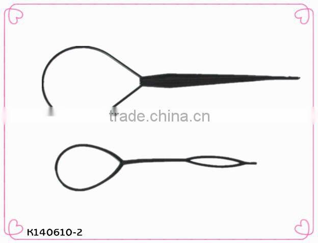 black magic bun hair twist