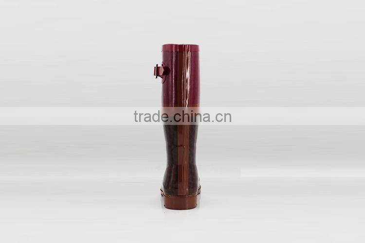 Famouse Brand Cheap Colorful rubber cowboy rain boots wholesale