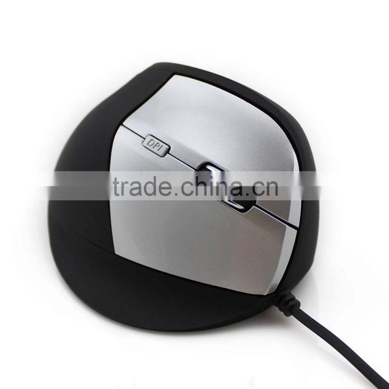 6 Buttons USB Wired Ergonomic Vertical Optical Mouse 800 1200 1600 2000 DPI