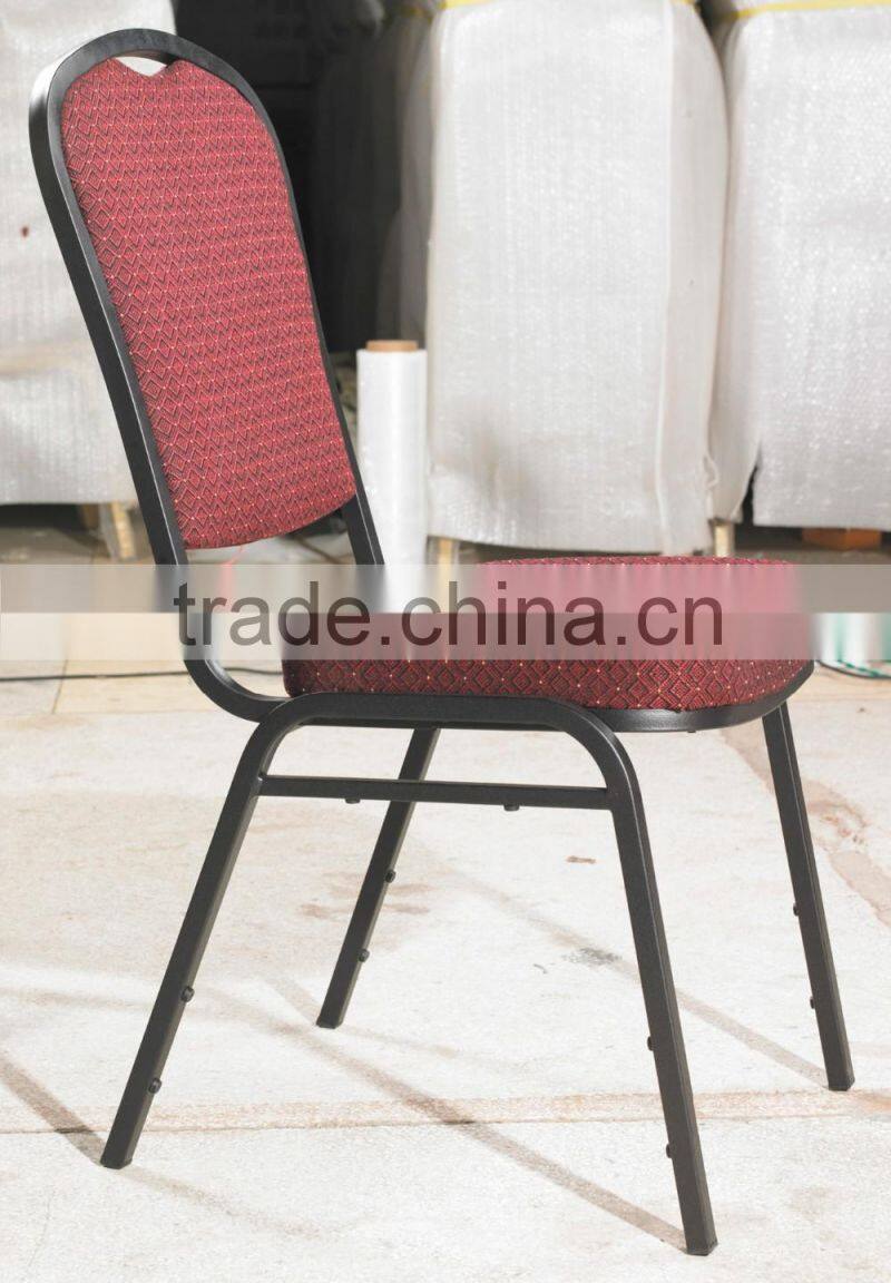 standard good quality iron stacking hotel banquet chair