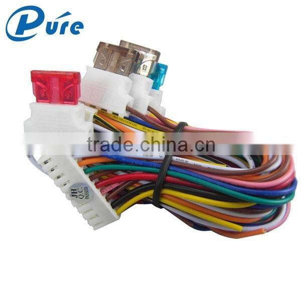 Hot sale one way car alarm system with led indicator lights for VW B5