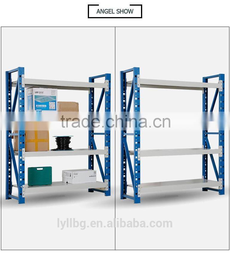Warehouse use KD light duty steel /metal/heavy duty iron rack