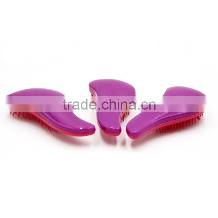 Cute plastic kids hair brush