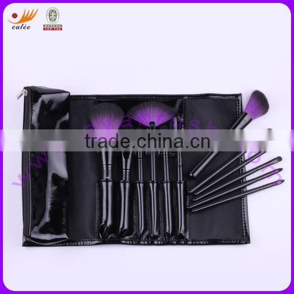 Nylon Hair Travel Makeup Brush Sets with Powder,Blush,Foundation,Eye Shadow and Lip Brush, OEM and ODM Orders Welcomed