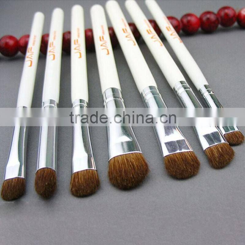 7pcs Natural hair long lasting eye shadow makeup brush for smudge make up
