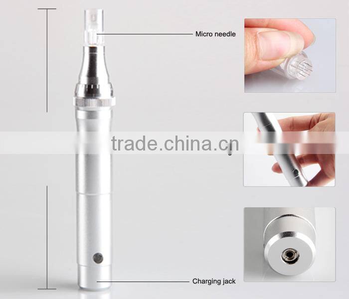 2016 Flagship!Hot saler derma stamp 12 needles electric pen