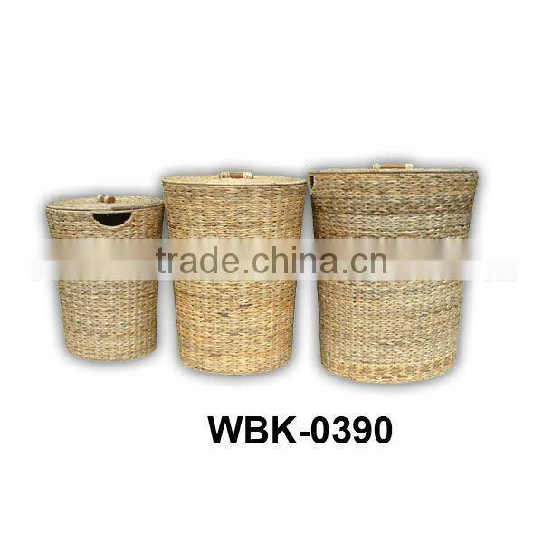 Water hyacinth baskets (skype : July.etop)