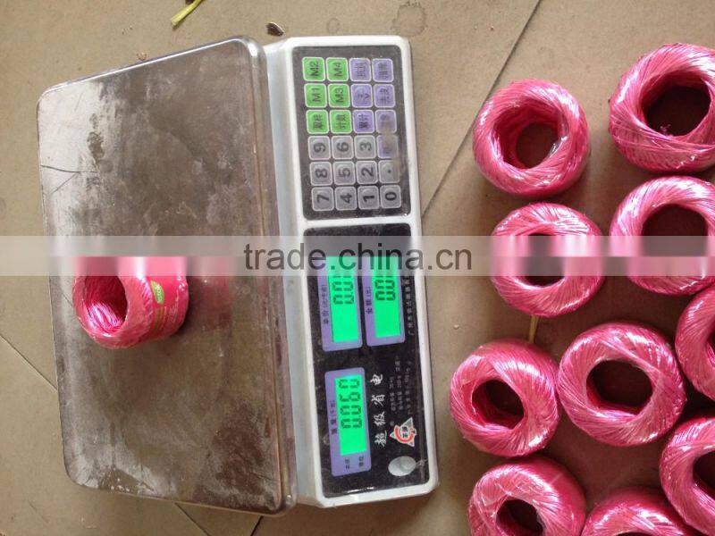 pink color 60 grams pp raffia ball for gardening and other household purposes