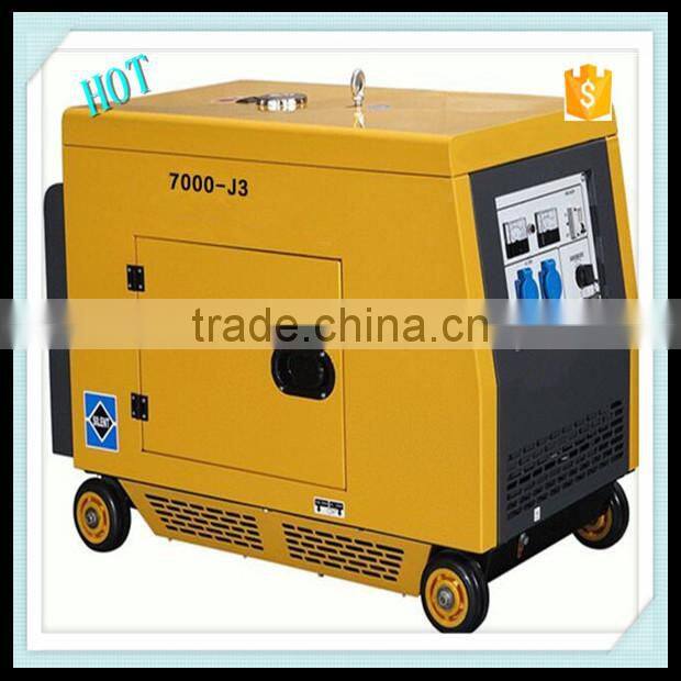 2015 Wholesale 6kw 8hp 7000-J Silent Diesel Generator For Sale