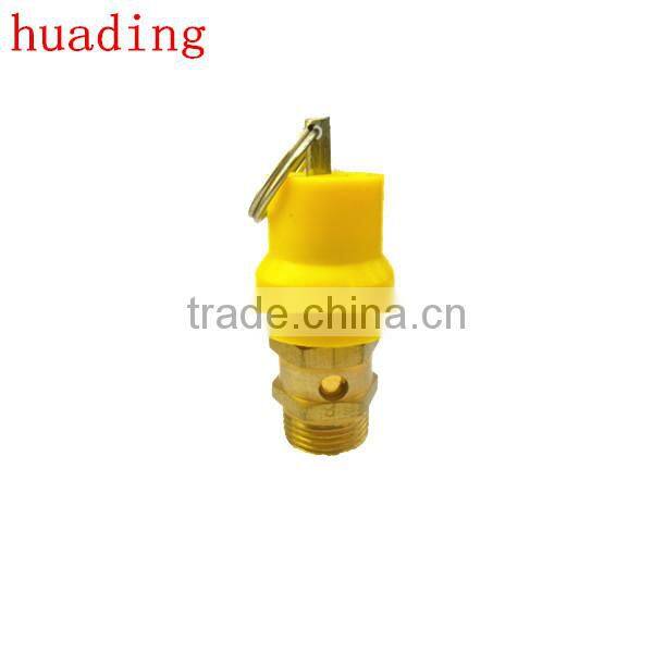 brass safety valve .10-20kgs pressure ,M1/4".3/8"1/2".for air compressor