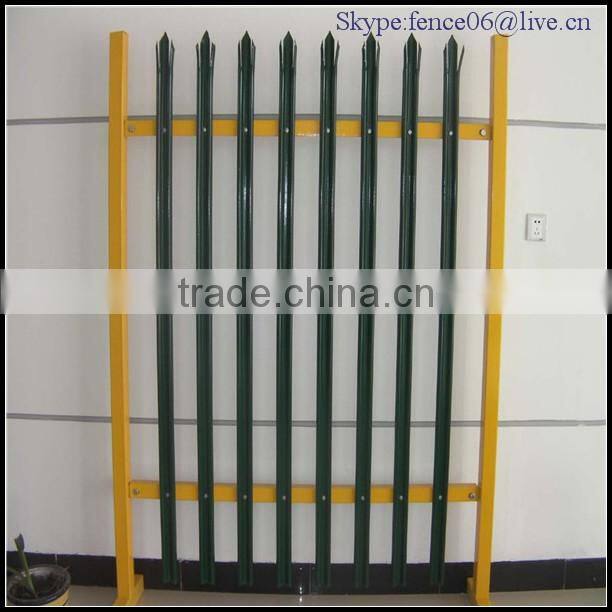Galvanized Palisade Fence / Security Fence / Powder Coating Fence