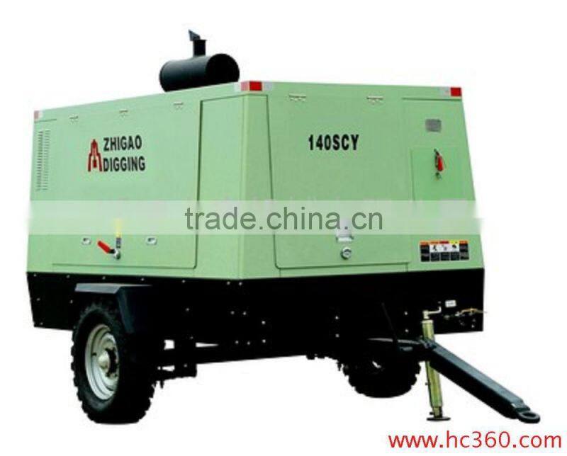 PORTABLE DIESEL ENGINE DRIVEN ROTARY AIR COMPRESSOR