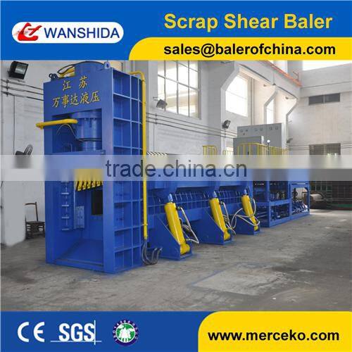 6300kN 6000mm/Customized Press room length hydraulic aluminum iron baler recycle machine