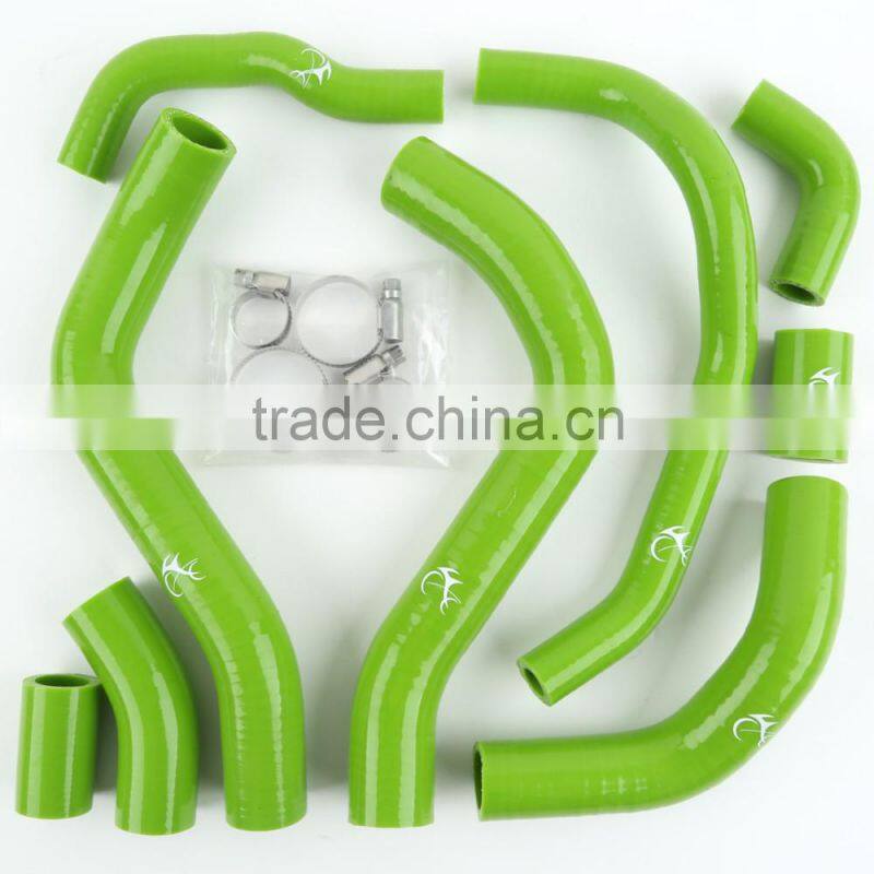 Green Silicone Radiator Hose + Clamps For Honda CBR 600RR 2007-2012 08 09 10 11