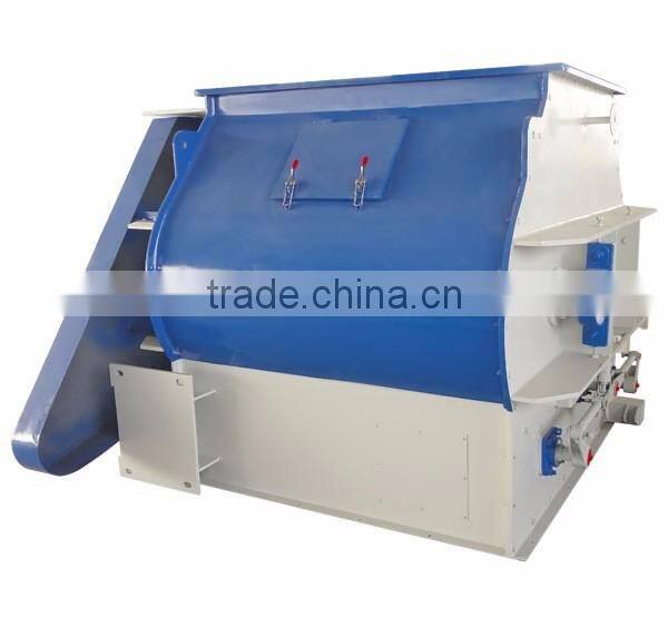 Wholesale price double paddle animal feed mixer machine
