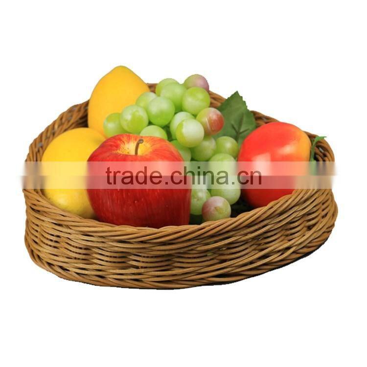 S&D cheap fruit basket Wicker Storage Basket Picnic Basket Storage Basket rattan basket