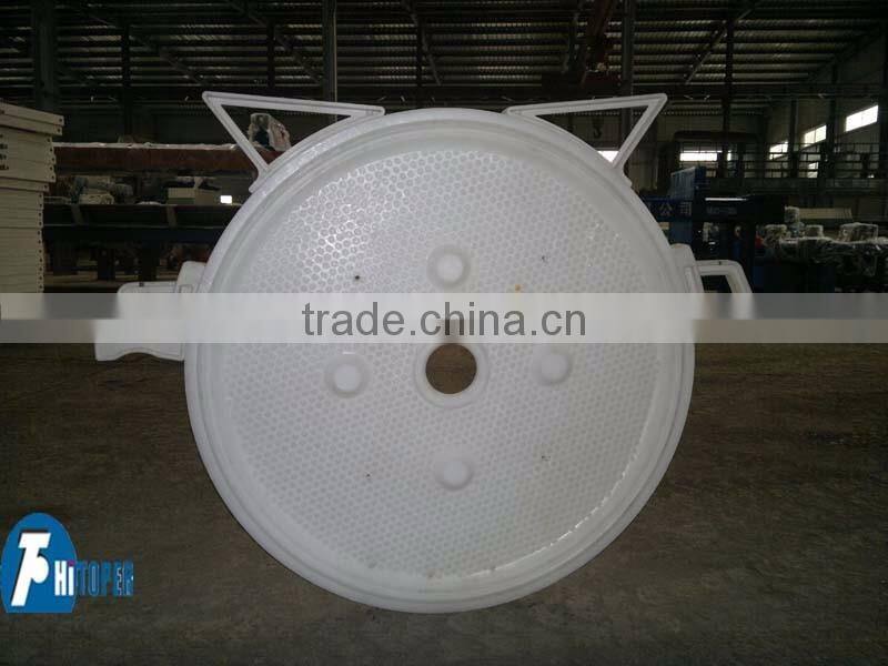 PP material high pressure filter plate with filter cloth sealed