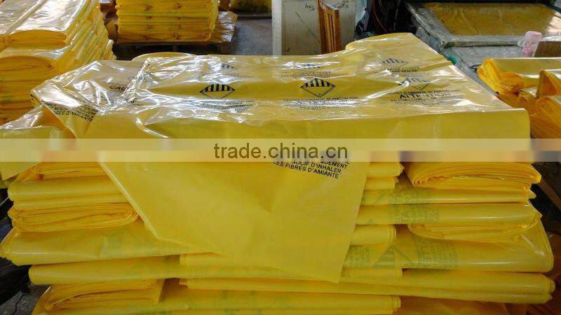 LDPE logo printed plastic garbage bags