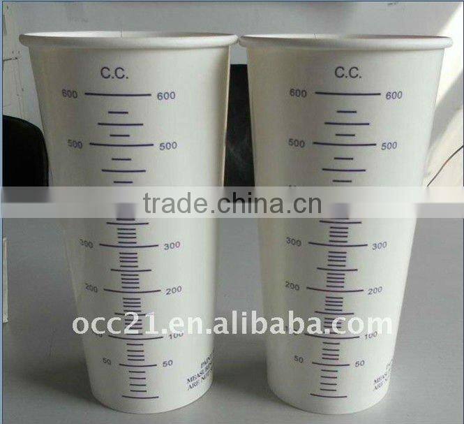 600cc paper paint mixing cup