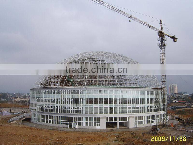 Gymnasium steel grid structure roof