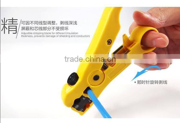 coaxial cable cutter wire stripping tool for RG6,RG59,RG7,RG11 Coax stripper new