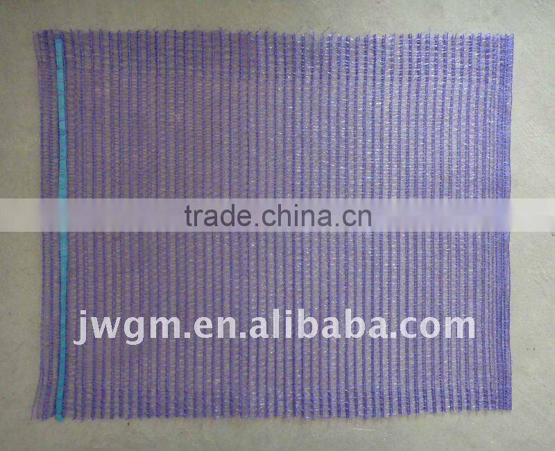 50*80cm Red hdpe raschel bag for Packing Vegetable and Fruit