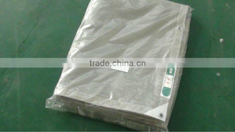 green color 100% Polyester Fire proof PVC Building Protection Mesh Sheet Manufacturer