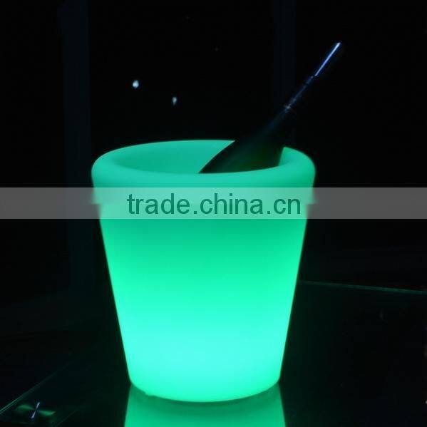 factory made white led lighting with outdoor ice bucket with led light