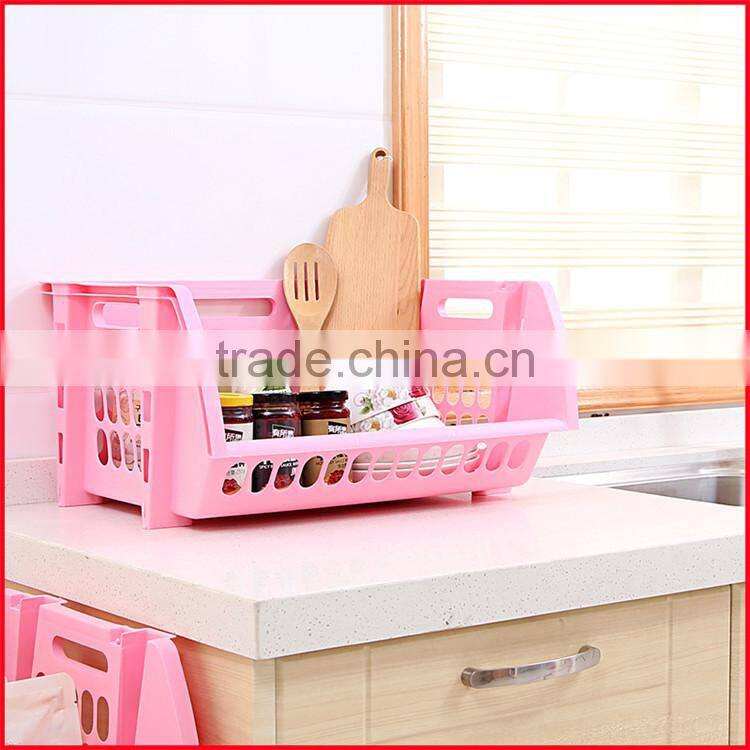 Plastic Single Stacking Stackers Storage Baskets Veg Rack Vegetable