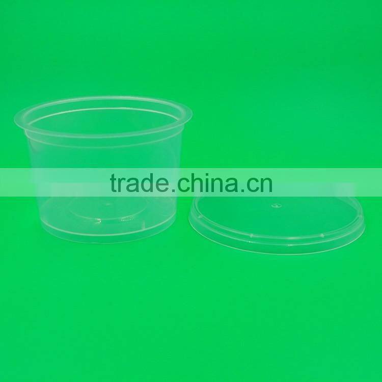 310ml Custom Disposable Plastic Soup Bowl, Microwave Soup Cup with Lid