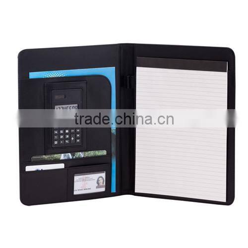 briefcase with notebook 20 sheets with calculator