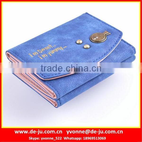 Weave Leather Promotional Pu Wallet